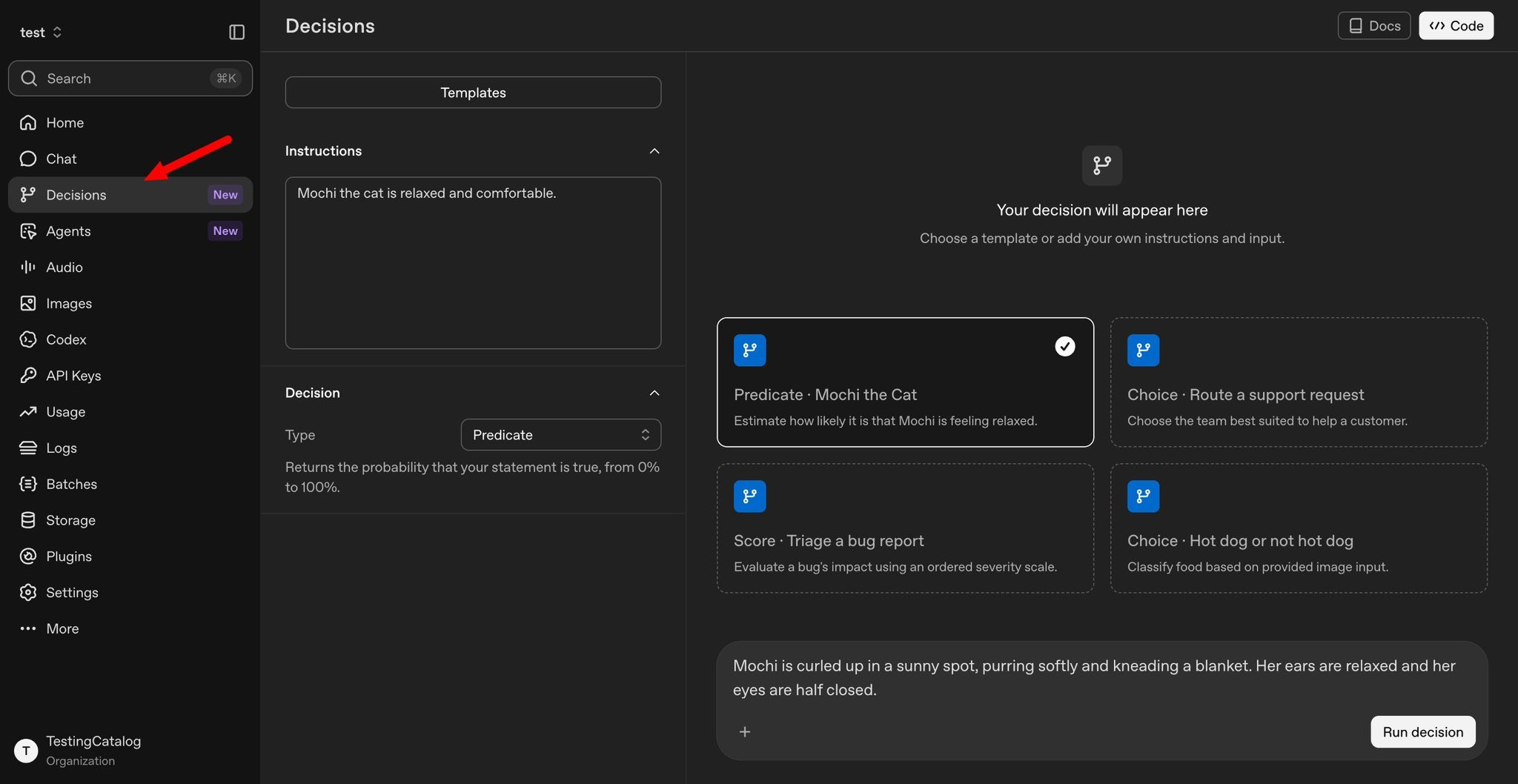 OpenAI 上线 Decisions API 测试区